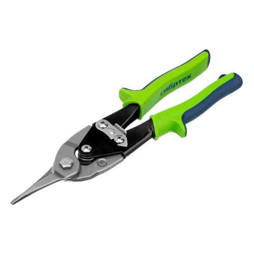 Ножницы по металлу, 250 мм, прямой рез, сталь С55, двухкомпонентные рукоятки СИБРТЕХ по ценам производителя в Краснодаре с доставкой по всей России