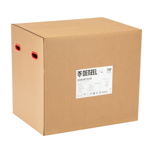 Мотоблок DPT-270X, 7 л.с, дисковое сцепление, ширина 90 см, глубина 35 см, фрез 3 х 4, ВОМ, передачи 2В/1Н Denzel по ценам производителя в Краснодаре с доставкой по всей России