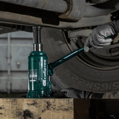 Домкрат гидравлический бутылочный, 12 т, 205-400 мм Сибртех по ценам производителя в Краснодаре с доставкой по всей России