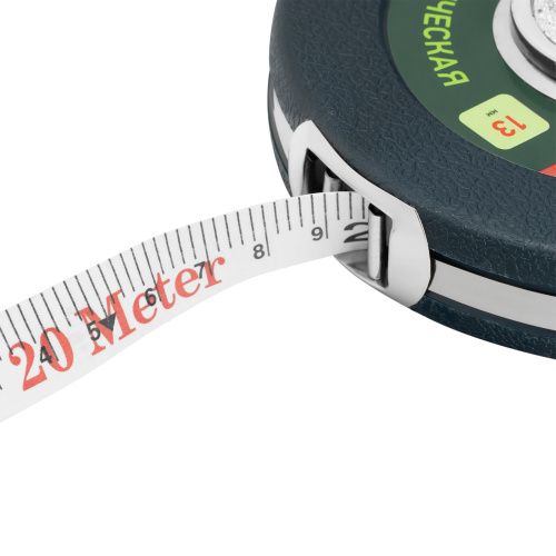 Рулетка геодезическая 20 м х 13 мм, закрытый корпус, фибергласовая лента Сибртех по ценам производителя в Краснодаре с доставкой по всей России