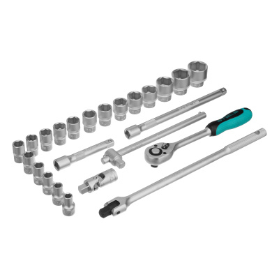 Набор торцевых головок с трещоткой 1/2", 24 предмета Stels по ценам производителя в Краснодаре с доставкой по всей России