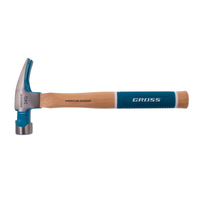 Молоток-гвоздодер, 680 г, угол 75, магнит, обрезиненная рукоятка AMERICAN HICKORY GROSS по ценам производителя в Краснодаре с доставкой по всей России