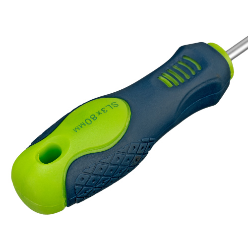 Отвертка, SL3 х 80 мм, CrV, двухкомпонентная рукоятка Сибртех по ценам производителя в Краснодаре с доставкой по всей России