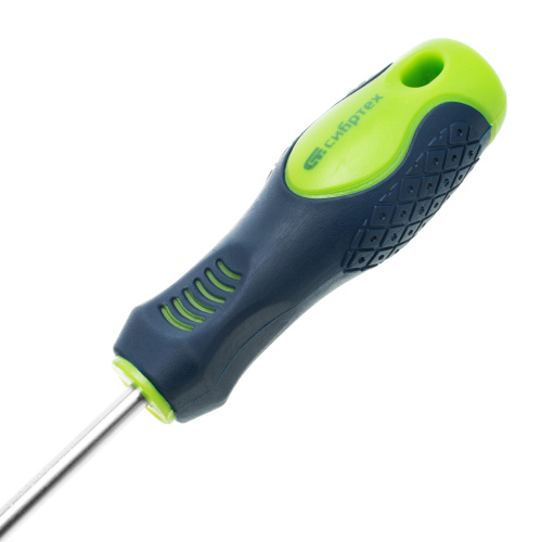 Отвертка, SL5 х 75 мм, CrV, двухкомпонентная рукоятка Сибртех по ценам производителя в Краснодаре с доставкой по всей России