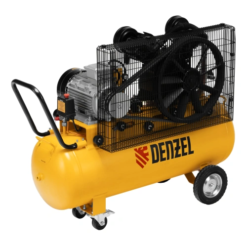 Компрессор воздушный рем. привод BCV 4000-T/100, 4,0 кВт, 100 литров, 690 л/мин Denzel по ценам производителя в Краснодаре с доставкой по всей России