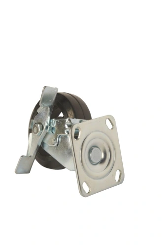 Колесо большегрузное поворотное SCdb 55 125 мм обрезиненное с тормозом (N) по ценам производителя в Краснодаре с доставкой по всей России