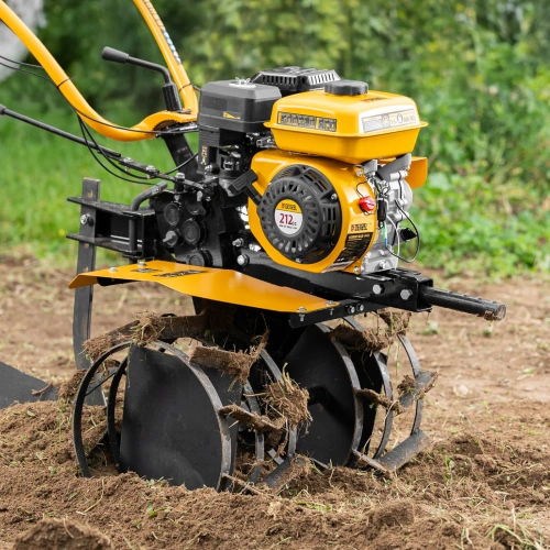 Мотоблок DPT-370S, 7 л.с., ремен.сцеп, фрез 3х4, ШОМ, передачи 3В/1Н Denzel по ценам производителя в Краснодаре с доставкой по всей России