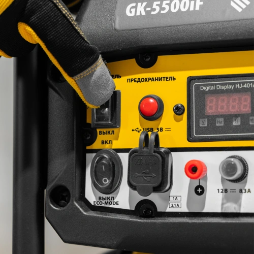Генератор инверторный GK-5500iF, 5,5 кВт, 230 В, ручной старт DENZEL по ценам производителя в Краснодаре с доставкой по всей России