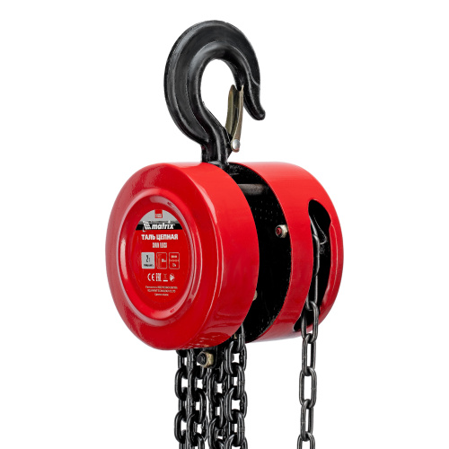 Таль цепная, 2 т, H подъема 2.5 м, расстояние между крюками 380 мм Matrix по ценам производителя в Краснодаре с доставкой по всей России