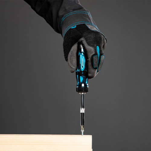 Отвертка реверсивная с удлинителем, трещотка 72 зуба, 12 шт, сталь S2 Gross по ценам производителя в Краснодаре с доставкой по всей России