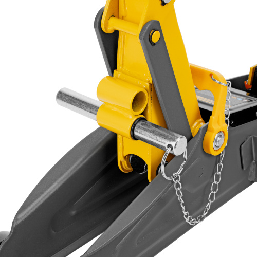 Домкрат гидравлический подкатной с фиксатором, 2 т, 130-330 мм, в кейсе Denzel по ценам производителя в Краснодаре с доставкой по всей России