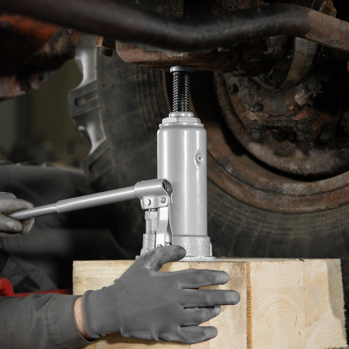 Домкрат гидравлический бутылочный, 8 т, высота подъема 230-457 мм Matrix купить в Москве с доставкой по всей России | ProtosMarket.ru