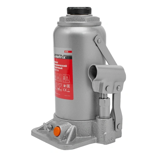 Домкрат гидравлический бутылочный, 16 т, h подъема 230-460 мм Matrix по ценам производителя в Краснодаре с доставкой по всей России