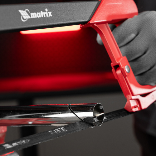 Ножовка по металлу, 300 мм, биметаллическое полотно, обрезиненная рукоятка Matrix по ценам производителя в Краснодаре с доставкой по всей России