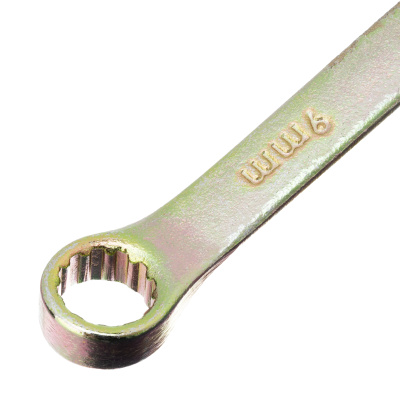 Ключ комбинированный, 9 мм, желтый цинк Сибртех по ценам производителя в Краснодаре с доставкой по всей России