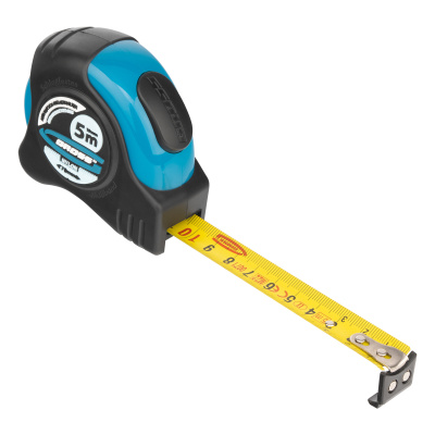 Рулетка "Schlagfest",5 м x 19 мм,магнитный обрезиненный зацеп,двусторонняя шкала,Нейлоновое покрытие,автоматическая фиксация Gross по ценам производителя в Краснодаре с доставкой по всей России