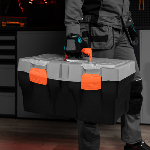 Ящик для инструмента 23", 590х300х300 мм, пластик Россия// Stels по ценам производителя в Краснодаре с доставкой по всей России