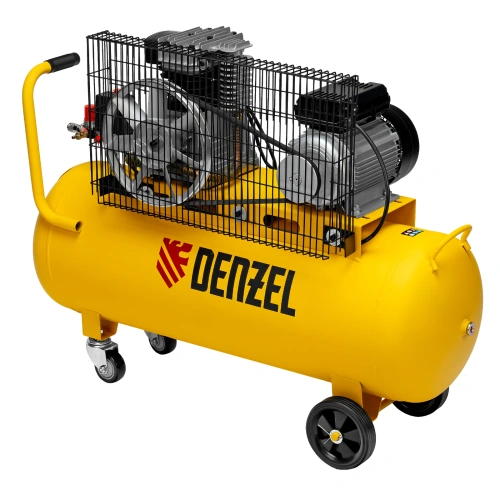Компрессор воздушный BCI2300/100, ременный привод, 2.3 кВт, 100 литров, 400 л/мин Denzel по ценам производителя в Краснодаре с доставкой по всей России