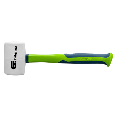 Киянка резиновая, 680 г, белая резина, фибергласовая рукоятка Сибртех по ценам производителя в Краснодаре с доставкой по всей России