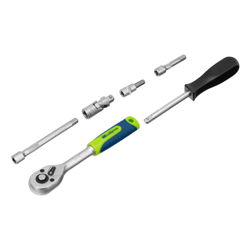 Набор инструментов, 1/4", пластиковый кейс 56 предметов Сибртех по ценам производителя в Краснодаре с доставкой по всей России