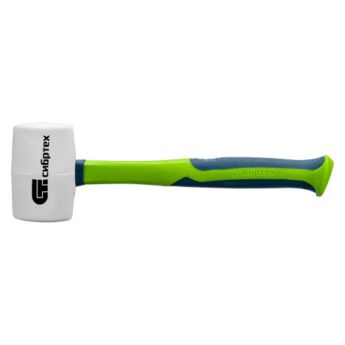 Киянка резиновая, 680 г, белая резина, фибергласовая рукоятка Сибртех по ценам производителя в Краснодаре с доставкой по всей России