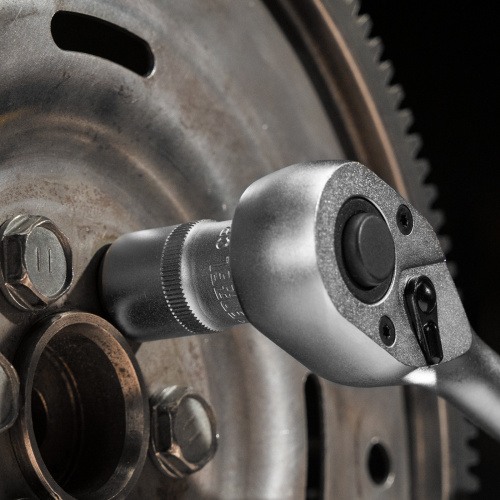 Ключ-трещотка 1/2", 90 зубьев, с быстрым сбросом, CrV Denzel по ценам производителя в Краснодаре с доставкой по всей России