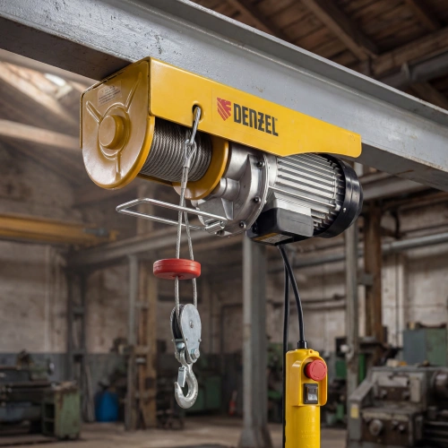 Тельфер электрический TF-1000,1 т, 1600 Вт, высота 12 м, 8 м/мин Denzel по ценам производителя в Краснодаре с доставкой по всей России