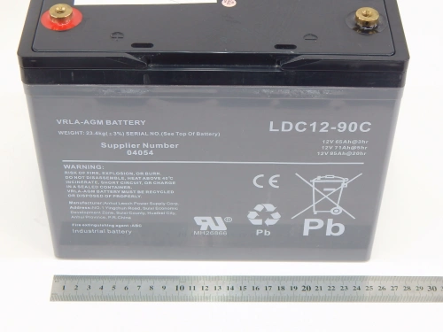 Аккумулятор свинцово-кислотный герм. (GEL) 12В/85Ач (20Hr) 260х162х215 для WS15H/WS15H SC PRO по ценам производителя в Краснодаре с доставкой по всей России