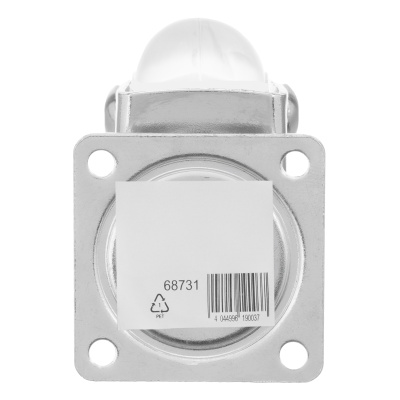 Колесо ПУ прозрачное поворотное d-35 мм, крепление платформенное Сибртех по ценам производителя в Краснодаре с доставкой по всей России