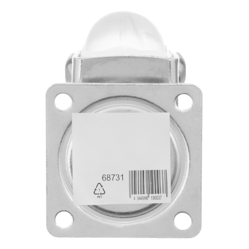 Колесо ПУ прозрачное поворотное d-35 мм, крепление платформенное Сибртех по ценам производителя в Краснодаре с доставкой по всей России