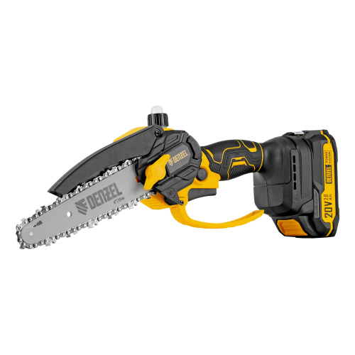 Цепная мини-пила аккумуляторная бесщет., CCS-150, шина 150 мм, Li-Ion, 20 В Denzel по ценам производителя в Краснодаре с доставкой по всей России