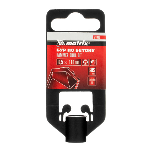 Бур по бетону, 6.5 x 110 мм, SDS Plus Matrix по ценам производителя в Краснодаре с доставкой по всей России