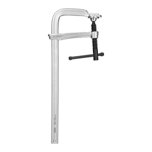 Струбцина F-образная, 100x300мм, кованая Denzel по ценам производителя в Краснодаре с доставкой по всей России