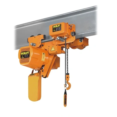 1т 6м УСВ таль цепная ТЭЦ OCALIFT M01-01LHD М5 380в передвижная двухскоростная купить в Москве с доставкой по всей России | ProtosMarket.ru