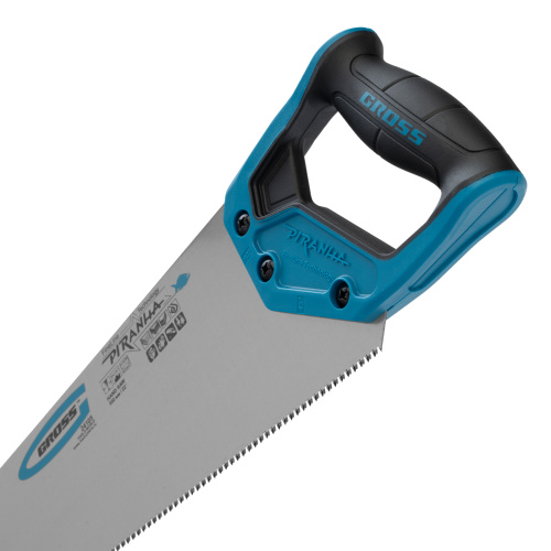 Ножовка по дереву "Piranha", 550 мм, 11-12 TPI, зуб-3D, каленый зуб, двухкомпонентная рукоятка Gross по ценам производителя в Краснодаре с доставкой по всей России