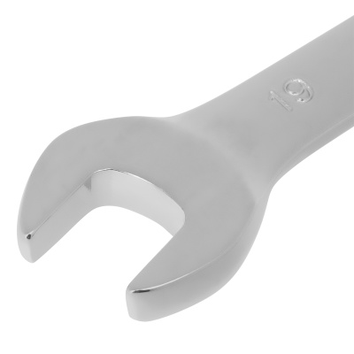 Ключ комбинированный трещоточный, 19 мм, CrV, шарнирный, зеркальный хром Matrix Professional по ценам производителя в Краснодаре с доставкой по всей России