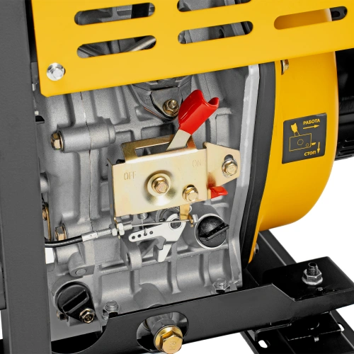 Генератор дизельный DES-55, 5,5 кВт, 230 В, 11 л, ручной стартер Denzel по ценам производителя в Краснодаре с доставкой по всей России