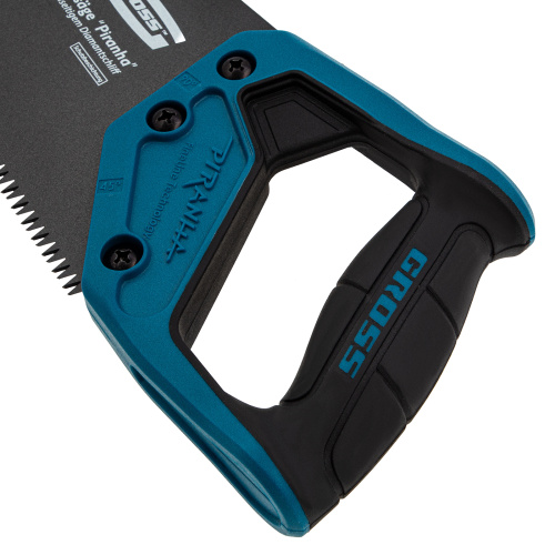 Ножовка по дереву "PIRANHA", 400 мм, 7 TPI, 3D-зуб, тефлоновое покрытие полотна, двухкомпонентная рукоятка Gross по ценам производителя в Краснодаре с доставкой по всей России