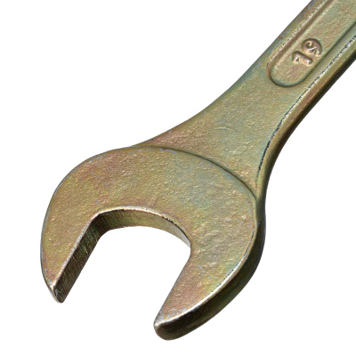 Ключ рожковый, 17 х 19 мм, желтый цинк Сибртех по ценам производителя в Краснодаре с доставкой по всей России