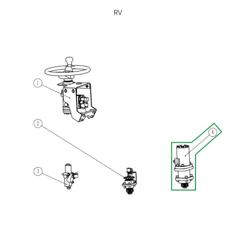 Двигатель рулевого управления в сборе для ричтрака RV (48V/0,6 кВт/АС) по ценам производителя в Краснодаре с доставкой по всей России