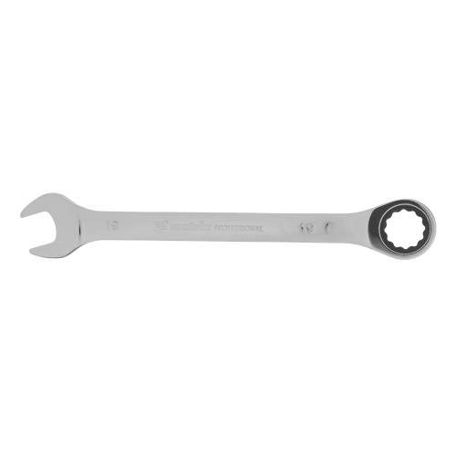 Ключ комбинированный трещоточный, 19 мм, CrV, зеркальный хром Matrix Professional по ценам производителя в Краснодаре с доставкой по всей России