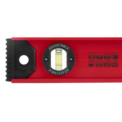 Уровень алюминиевый "Рельс", 400 мм, 3 глазка, усиленный Matrix по ценам производителя в Краснодаре с доставкой по всей России