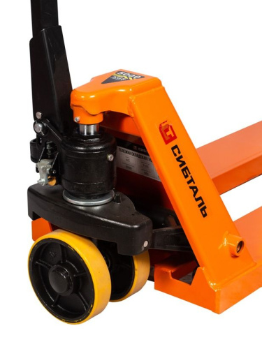 Гидравлическая тележка (рокла) ACR, 5 т, Вилы: 1150 Х 550, СибТаль, полиуретановые колеса по ценам производителя в Краснодаре с доставкой по всей России