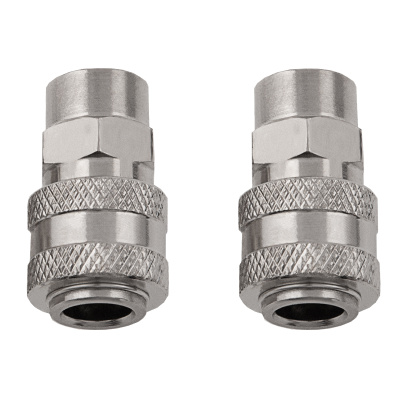 Муфта универсальная быстросъемная ("мама") 3/8, внутренняя резьба, 2 шт, Stels по ценам производителя в Краснодаре с доставкой по всей России