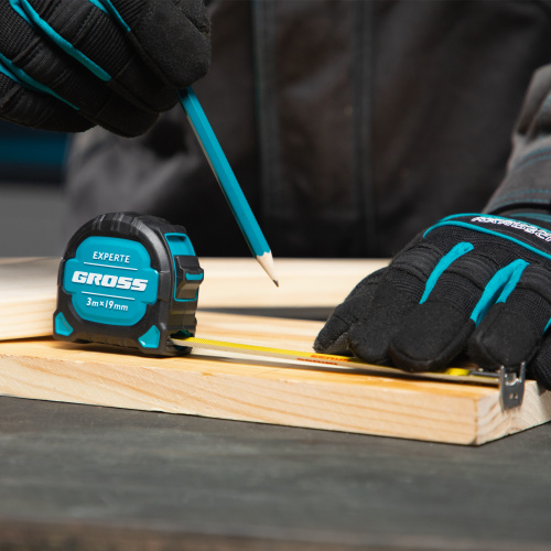 Рулетка Experte,3 м x 19 мм,двухкомпонентный корпус,магнит,двухсторонняя разметка,нейлон Gross по ценам производителя в Краснодаре с доставкой по всей России