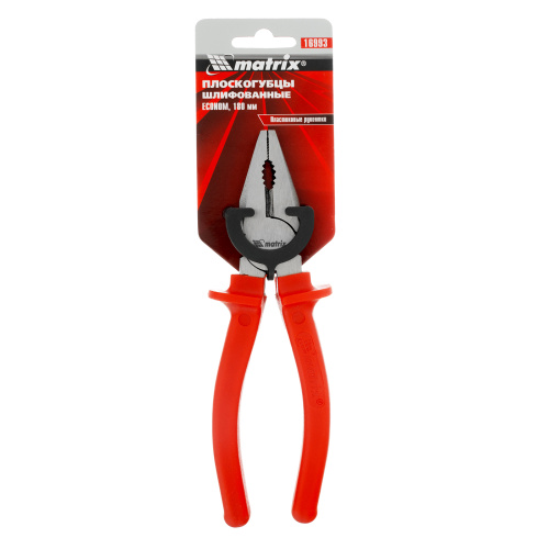 Плоскогубцы Econom, 180 мм, шлифованные, пластмассовые рукоятки Matrix по ценам производителя в Краснодаре с доставкой по всей России
