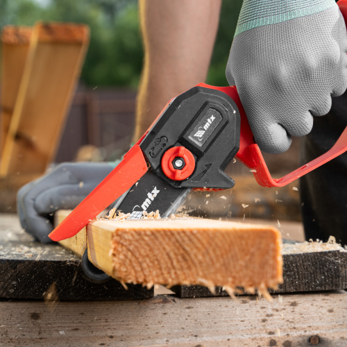 Цепная мини-пила аккумуляторная, MCS-100, шина 100 мм, Li-Ion, 20 В MTX по ценам производителя в Краснодаре с доставкой по всей России