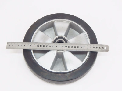 Колесо резиновое 250х50 мм с подшипником для тележек гидравлических HW по ценам производителя в Краснодаре с доставкой по всей России