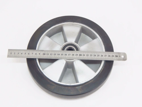 Колесо резиновое 250х50 мм с подшипником для тележек гидравлических HW по ценам производителя в Краснодаре с доставкой по всей России