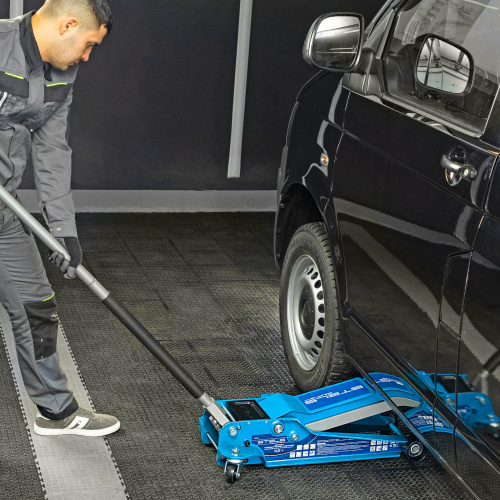 Домкрат гидравлический подкатной, быстрый подъем, 3.5т, Low Profile Quick, 100-565 мм, профессиональный Stels по ценам производителя в Краснодаре с доставкой по всей России